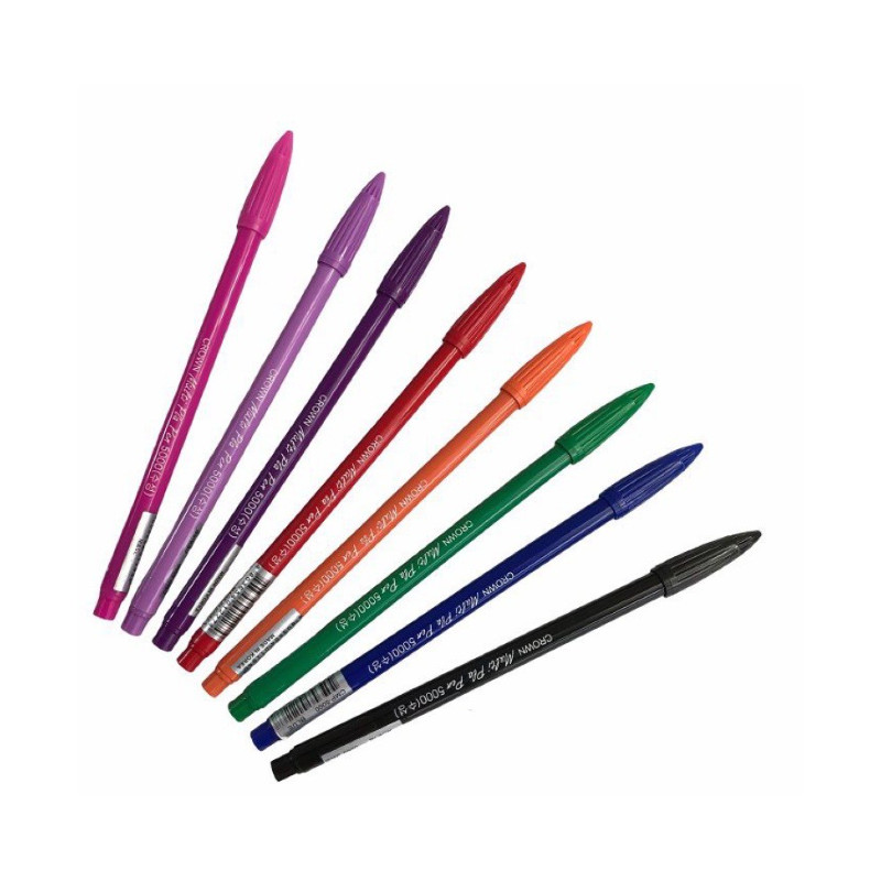 Bút lông thư pháp ngòi felt tip Hàn Quốc Crown-5000 nhiều màu