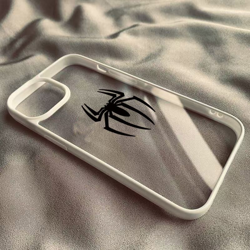 Vỏ Tương Thích Cho iPhone 16 15 Pro Max 16e 11 13 14 12 Pro Cho iPhone 7 8 Plus XS Max X XR SE2022 Bat Spiderman Cứng Trong Suốt Silicon Chống Sốc
