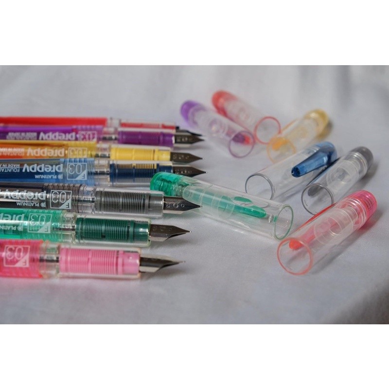 Bút máy, bút mực, viết máy, viết mực PREPPY Platinum Nhật Bản F03 học sinh tiểu học tập viết. - Văn phòng phẩm