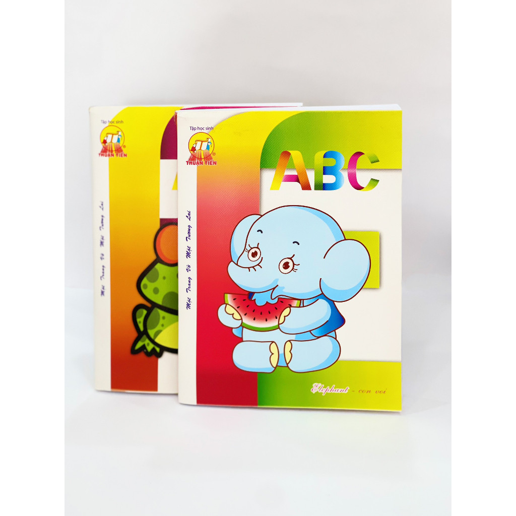 [ LỐC 5 CUỐN ] Tập Học Sinh Thuận Tiến ABC Bìa Animal - 200 Trang - 80gms