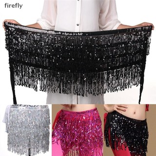 [Firefly] Trang phục khiêu vũ bụng Sequin sel Viền hông Khăn quàng cổ thắt lưng Váy quấn eo [VN]