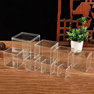XOITU Hộp vuông Acrylic trong suốt có nắp / Hộp kẹo / Nhiều công dụng Hộp đựng trong suốt Hộp đựng VN