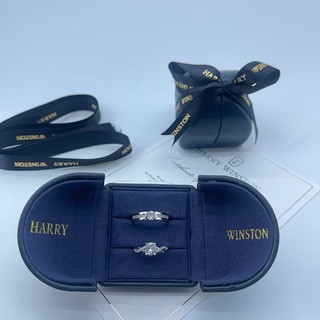 [442 Giao hàng trong vòng 12 giờ] Nhẫn kim cương giả HW cho phụ nữ 2 carat, nhẫn cầu hôn, nhẫn cưới, nhẫn đôi điều chỉnh Harry4.28 VC0Y