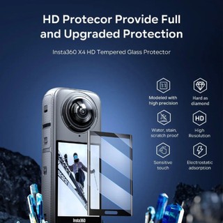 Dành Cho Insta360 X5 / X4 Màn Hình Phim Cường Lực Toàn Cảnh camera Cong Phim Cường Lực 360X5 Độ Nét Cao Chống Cháy Nổ Bảo Vệ Phụ Kiện camera Thể Thao