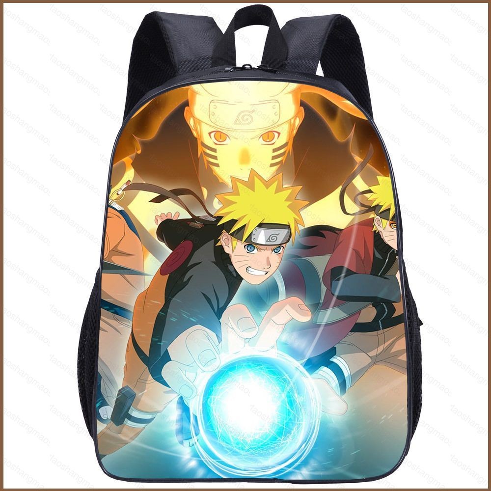 YT2 Naruto Ba Lô Cho Trẻ Em Học Sinh Dung Tích Lớn Thoáng Khí In Thời Trang Cá Tính Đa Năng Túi Nữ T