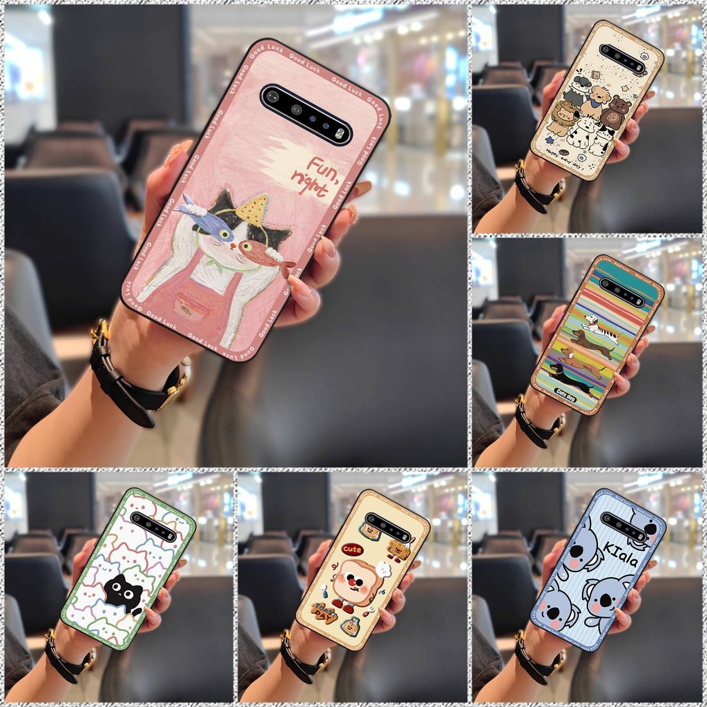 Ốp TPU Graffiti bảo vệ LG V60 ThinQ 5G, chống bụi bẩn, chống thấm nước, vỏ mềm bền