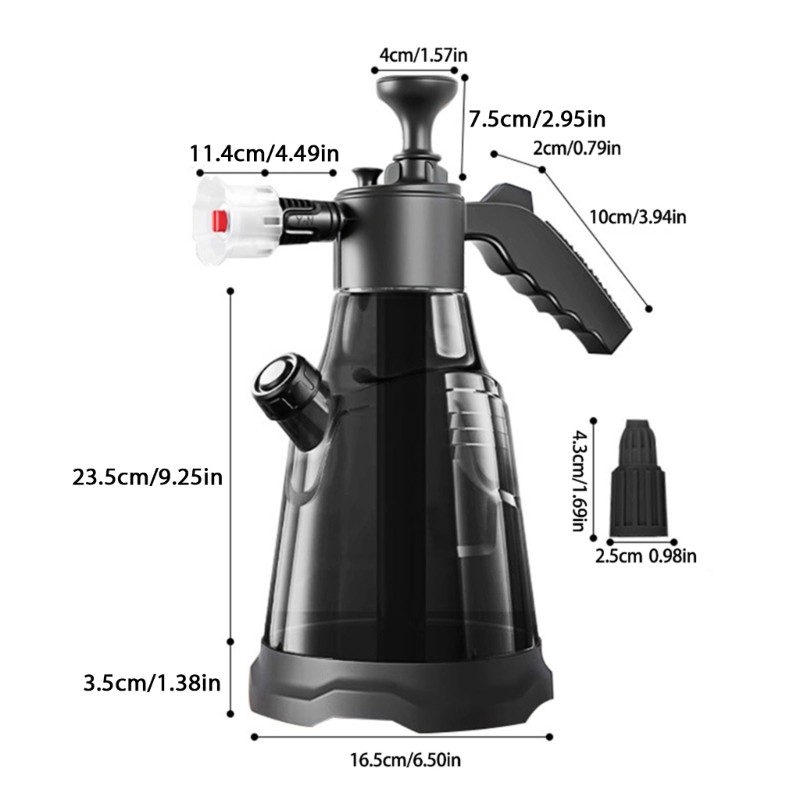 KIKIN Foam Sprayer Foaming Pump Blasters Hand Pressure Snow Foam Sprayer Water Sprayer Hand Pressure Soap Sprayer