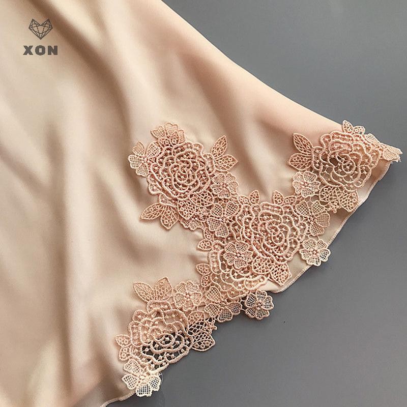 XON Đầm Ngủ 2 Dây Có Mút Nâng Ngực Gợi Cảm