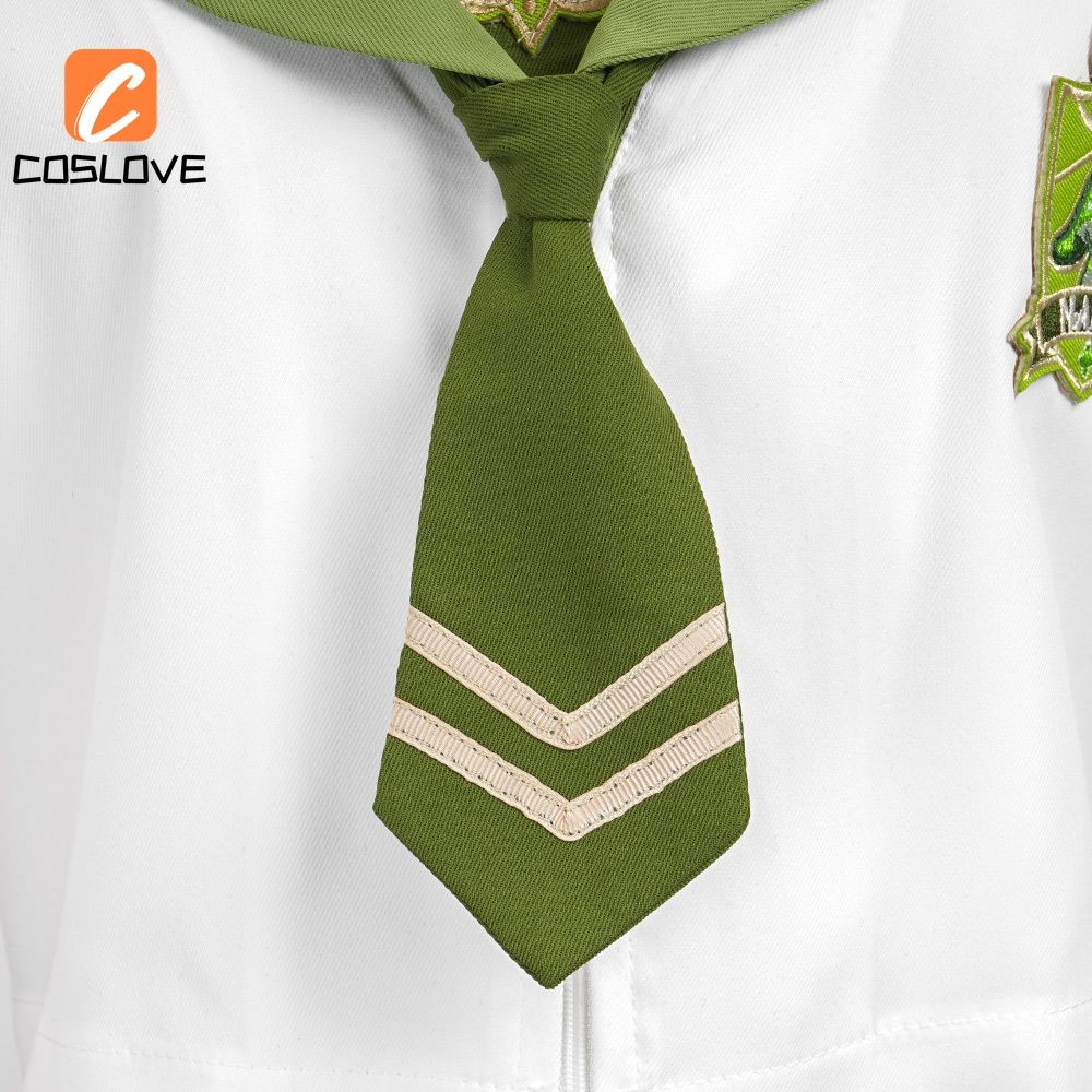 Anime Trò Chơi Genshin Tác Động Nahida Phong Cách JK Cosplay Quần Áo Trọn Bộ Trang Phục Phù Hợp Với Bé Gái Xanh JK Đầm Cosplay Đồng Phục