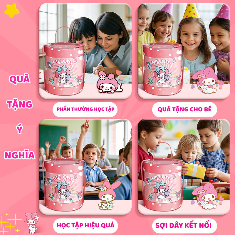 Hộp Quà Tặng Văn Phòng Phẩm Màu Hồng – Đồ Dùng Học Tập Dễ Thương Cho Bé Tặng Sinh Nhật, Tốt Nghiệp