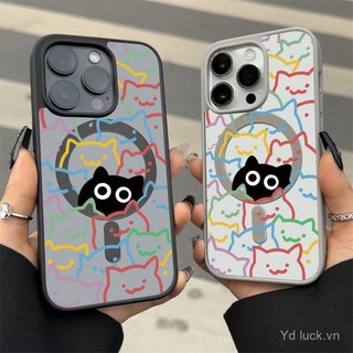 Ốp lưng trong suốt chống sốc phong cách Hàn Quốc hình mèo cho iPhone 14 Pro 13 12 Pro Max 11 16 15 Pro Max 14 13 Pro 12 Pro 11 Pro 16 Pro 15 14 Plus 13 Pro Max 12 11 Pro Max, chống bụi, chống nước, chống va đập