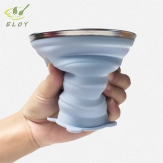 [ELOY] Cốc gấp có thể gập lại bằng kính thiên văn bằng silicon có thể gập lại Cốc trà VN
