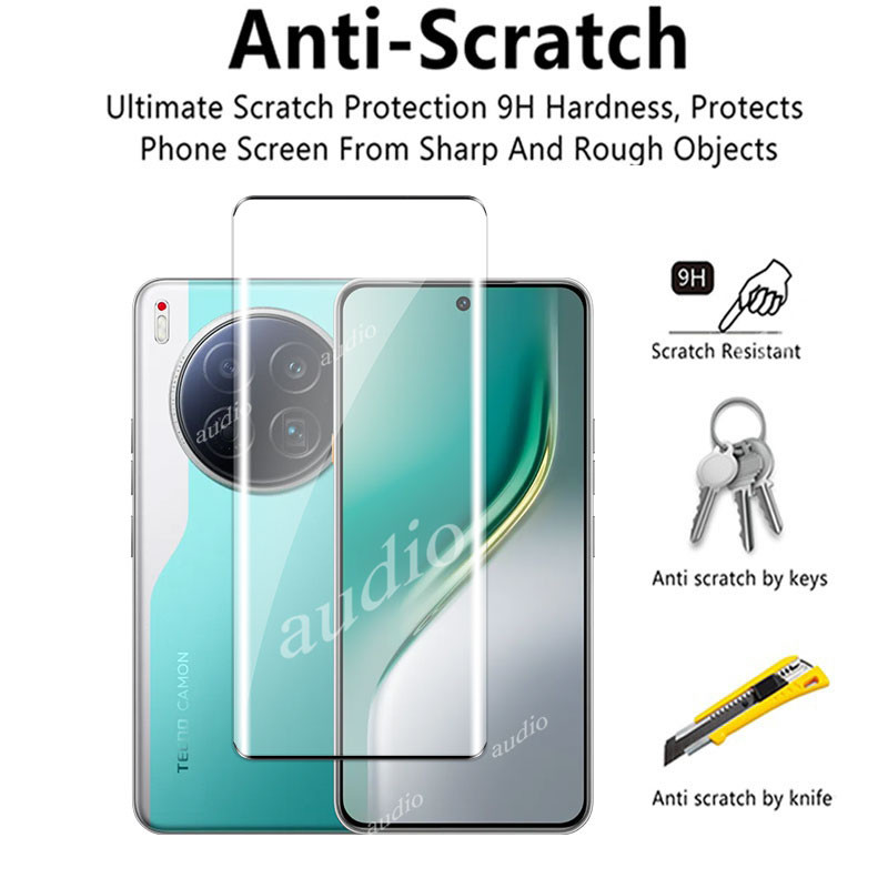 Tecno Camon 40 Premier 5G 3D Màn Hình Uốn Nóng Mặt Trước Bảo Vệ Cho Tecno Camon40 Premier Pro 5G 4G 2025 Kính Cường Lực Cho Tecno Camon 40Premier 40Pro 5G Màn Hình Chống Trầy Xước