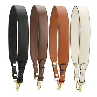 Dây đeo túi da đen 76-80cm bản rộng, giảm áp lực, đa năng cho xách/đeo nách, phụ kiện nâng cấp túi