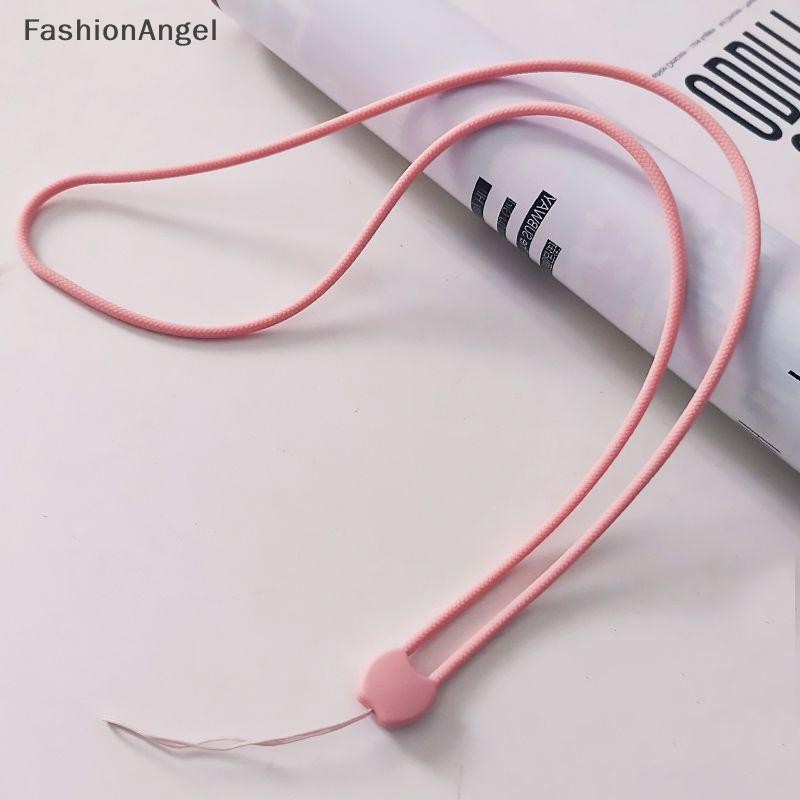 FashionAngel Cổ Silicon Dài Dây Điện Thoại Dây Buộc Điện Thoại Di Động Dây Đeo Cho Android Móc Khóa Túi Trang Trí VN