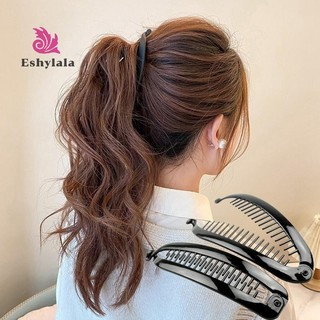 Thời Trang Hình Cá Vuốt Tóc Màu Trơn Đơn Giản Chuối Kẹp Tóc Dành Cho Nữ Bé Gái Sóng Lược Kẹp Tóc Kẹp Bện Kẹp [MỚI]