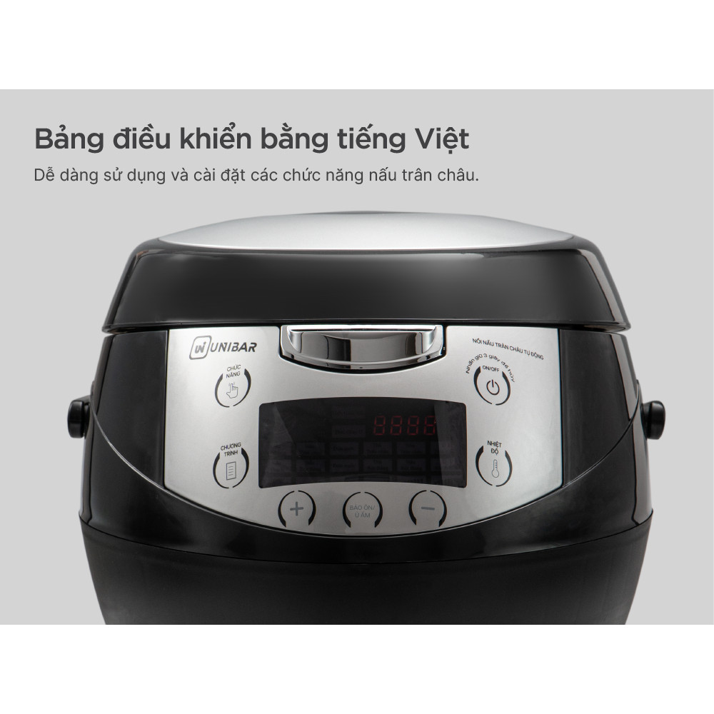 Nồi Nấu Trân Châu Tự Động Unibar UBN5L 900W - Dung Tích 5L | Tiết Kiệm Thời Gian, Chuyên Nghiệp 🥤