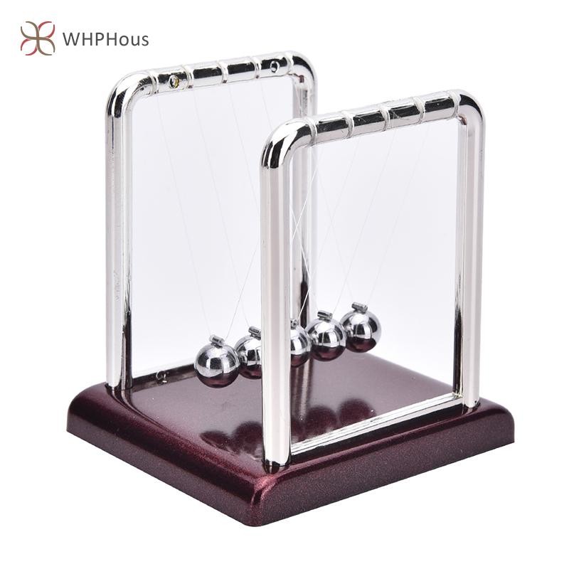 Streamers Newton 's Cradle Steel Balance Vật lý Khoa học Con lắc Bàn quà tặng vui nhộn J, Mới