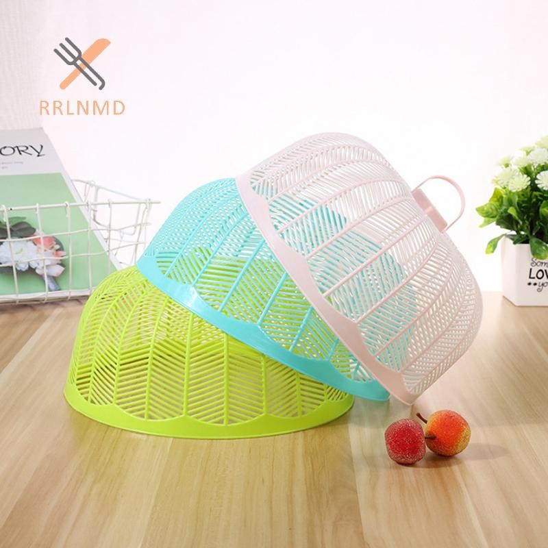 Rrlnmd 1 Chiếc Lưới Thực Phẩm Thoáng Khí Chống Muỗi Và Bay Bát Bao Tiện Ích Cho Gia Đình Trái Cây Nhựa Tròn Rau MỚI