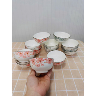 10 CHÉN NHỎ SỨ BÔNG 4D ( ĐỰNG CHÈ, NƯỚC TƯƠNG, NƯỚC MẮM) - 8.5CM