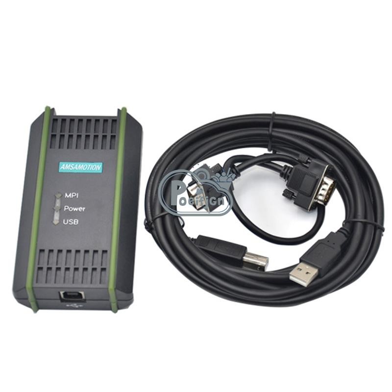 [Poeifjgn] Cáp lập trình USB NHIỆT ĐỘ cho S7-200 / 300 / 400 PLC RS485 Profibus MPI Truyền thông Thay thế 6ES7972-0CB20-0XA0