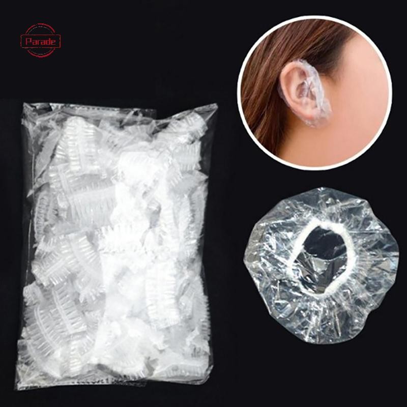 Parade 100 Chiếc Chống Thấm Nước Che Tai Tắm Salon Bảo Vệ Tai Nhuộm Tóc Bịt Tai VN