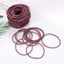 100 Chiếc Nữ Cô Gái Tóc Cao Su Dây Buộc Tóc Dây Co Giãn Tóc Đuôi Ngựa Giá Đỡ Scrunchies Mới