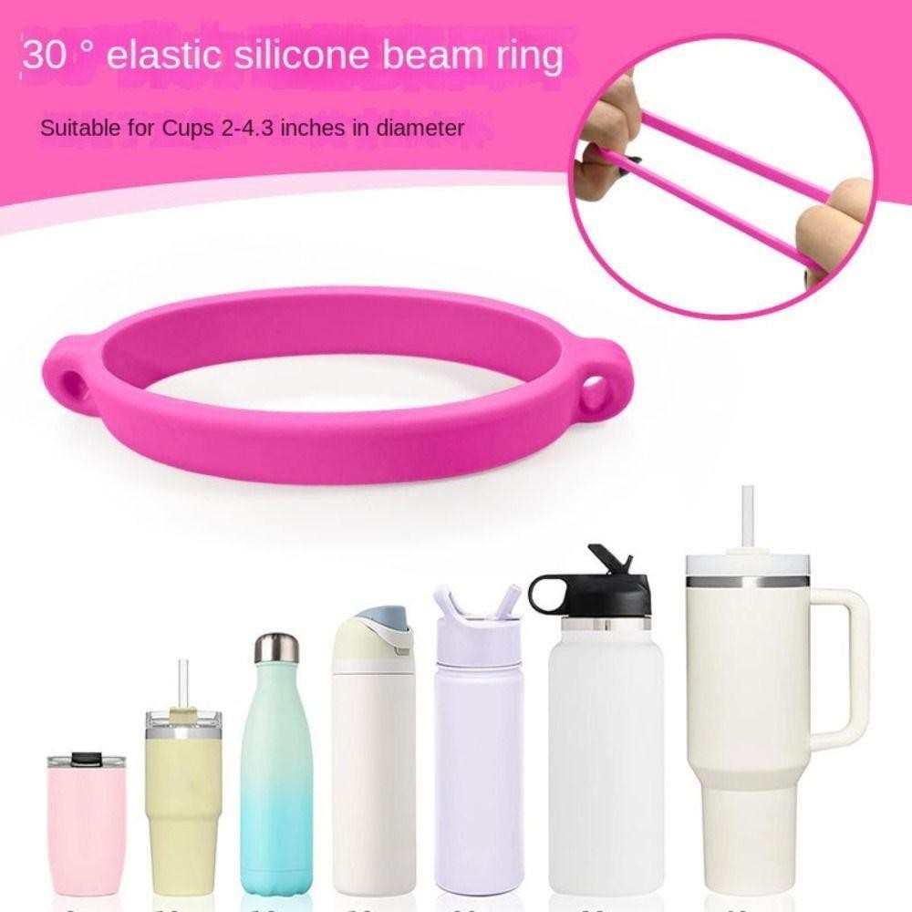 Dây đeo cốc SLICELLIFE, dây đeo vòng silicon DIY, tay cầm chai nước Owala