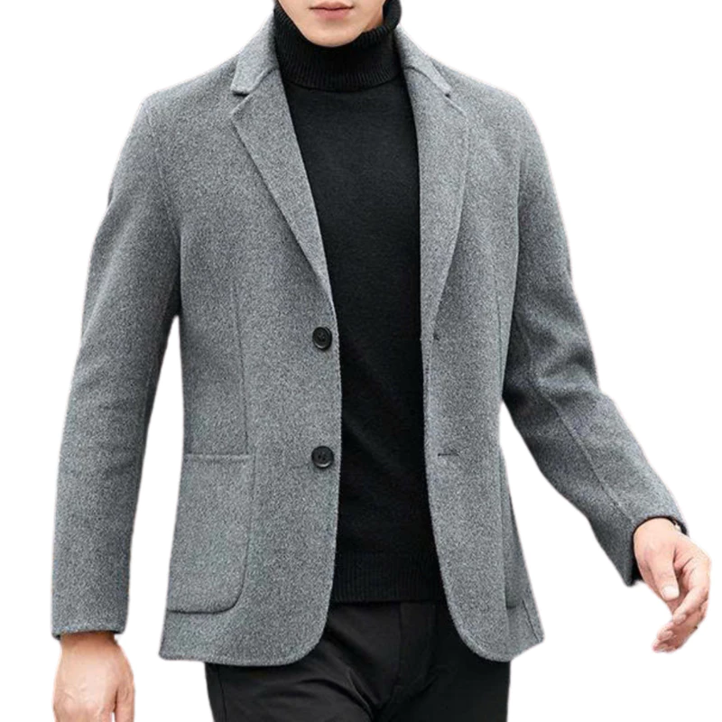 Áo Blazer Nam Nỉ Dạ Dáng Slim Fit Hàn Quốc Áo Khoác Vest Nam Lịch Lãm Giữ Ấm Nhẹ Dễ Phối Đồ - TUTO5 Menswear — ảnh 1