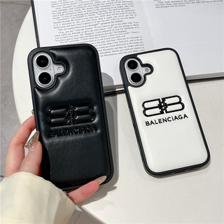 Ốp điện thoại dập nổi thời trang sang trọng BB Paris Business cho iPhone 16 15 14 13 Pro Max Bìa cứng