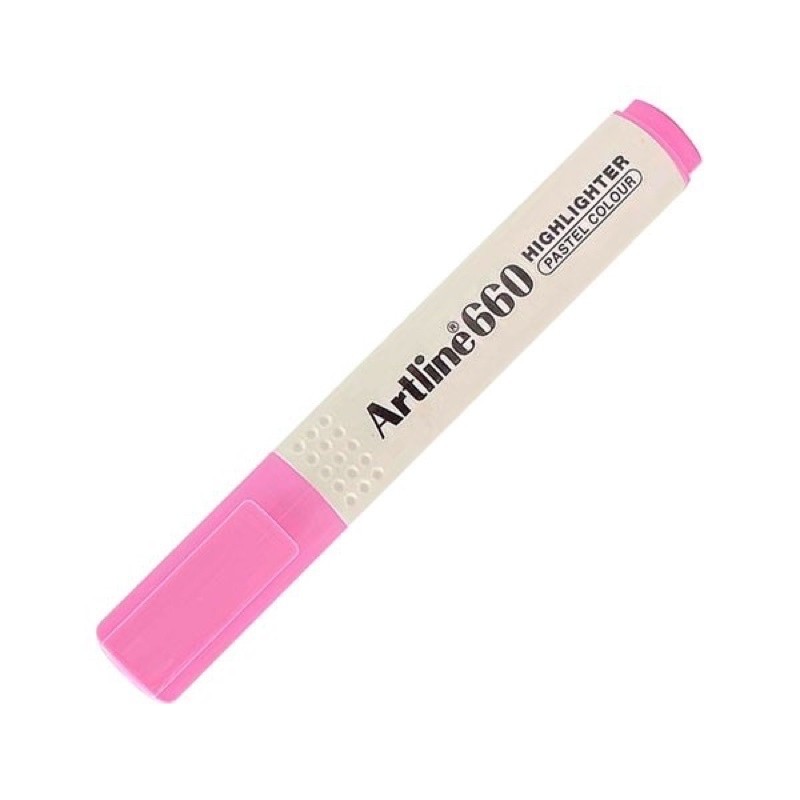 Bút dạ quang, bút nhớ dòng, bút high light bộ màu Pastel Artline Nhật Bản EK-660.