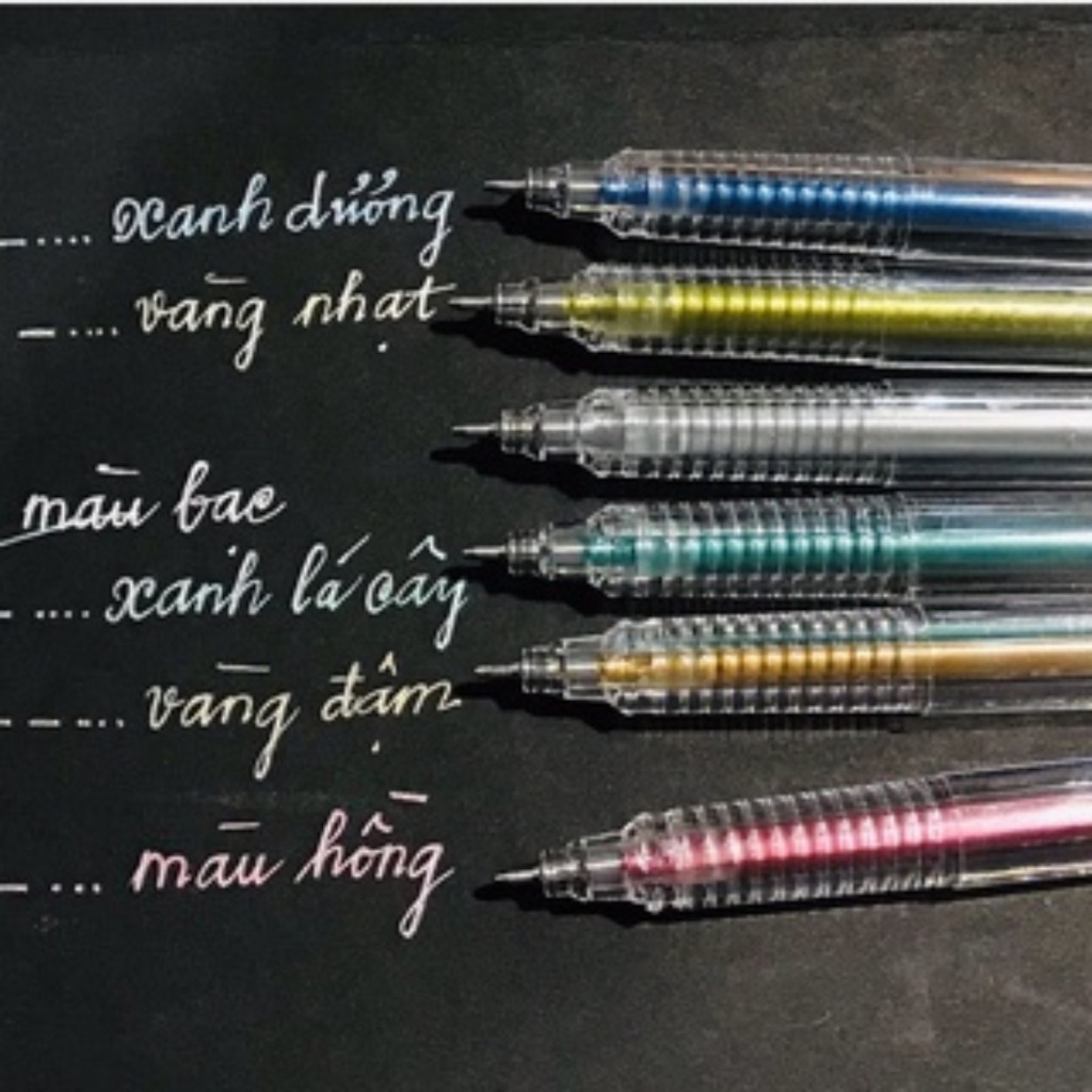 [ BÁN 3 CÂY ] Bút nhũ, bút kim tuyến viết thiệp mời, thiệp cưới, trang trí sổ MY METAL DONG A Hàn Quốc.