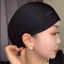Mũ Bonnet ROLY, Khăn trùm đầu thêu hoa đàn hồi, Vỏ thoáng khí Tóc trắng Full Cover Đầu quấn Mũ mùa hè