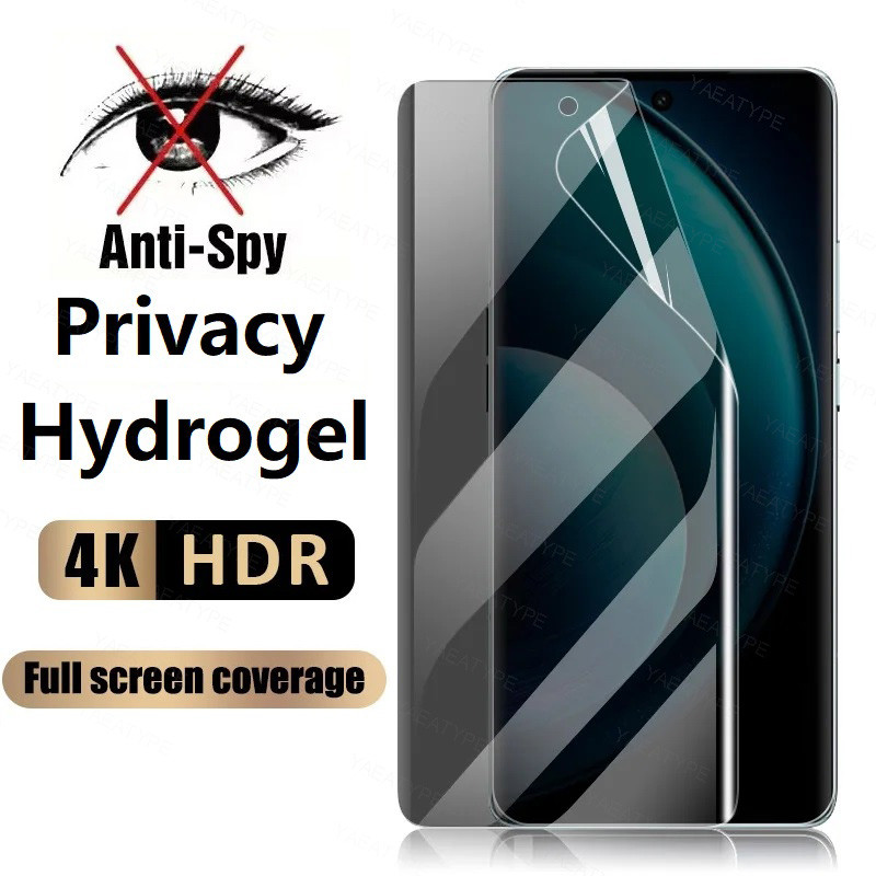 Samsung S25Ultra S25Plus Full Cover Chống Gián Điệp Riêng Tư Mềm Hydrogel Cho Samsung Galaxy S25 S24 S23 Plus Siêu Mỏng FE Chống Trầy Xước Bảo Vệ Màn Hình Điện Thoại Phim Mềm Mờ