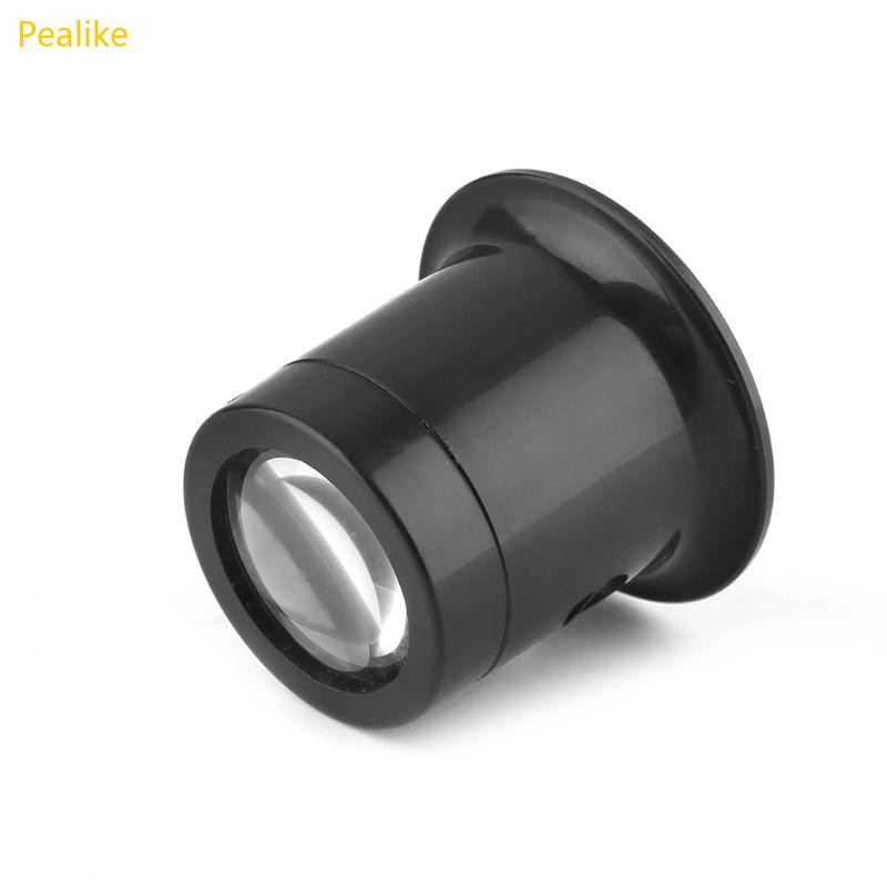 Pealike Jewelers Loupe Magnifier 10X Trang sức Vòng mắt Jeweler Kính lúp một mắt