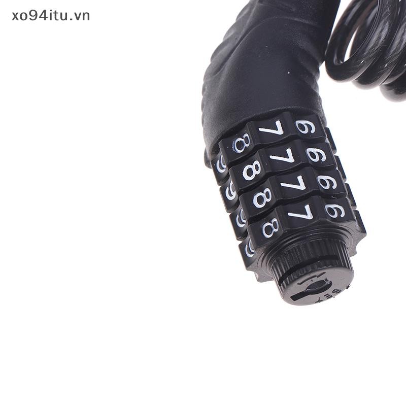 XOITU 1 Cái Đa Năng Xe Máy Khóa Mật Khẩu Di Động Mũ Bảo Hiểm Khóa Chống Trộm Xe Đạp Đường Bộ Khóa VN
