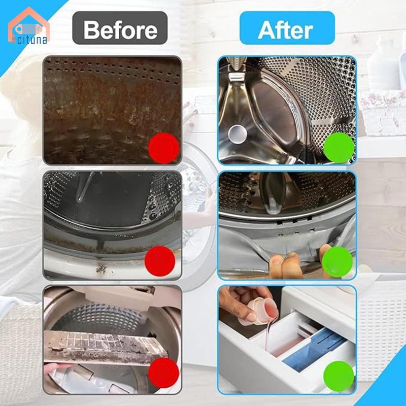Bộ bàn chải làm sạch máy giặt Acutuna Nhẹ thiết thực chắc chắn cho không gian chật hẹp Bàn chải làm sạch Đồ dùng làm sạch gia dụng