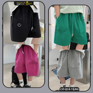 Quần đùi Trơn dành cho bé trai 18-52kg.Quần short cho bé trai.Quần jean mùa hè cho bé trai. H32