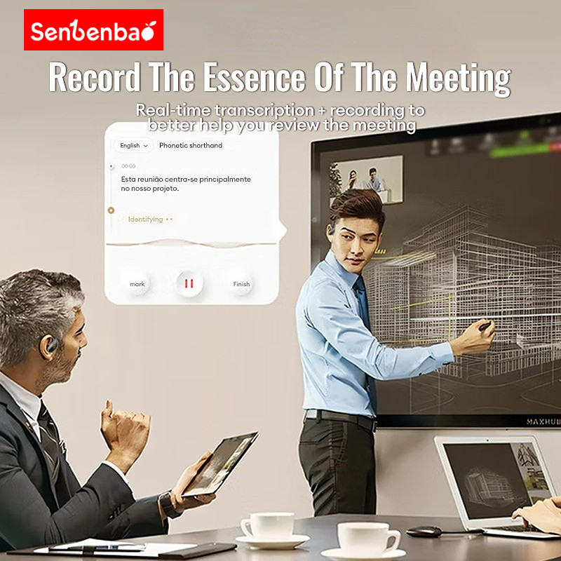 Senbenbao XG99 OWS AI Voice Dịch tức thì Tai nghe Bluetooth Tai nghe chơi game Bluetooth có độ trễ thấp 5.4