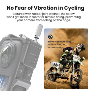 Dành Cho Insta360 X5 Kim Loại Thỏ Lồng Silicon Ống Kính Toàn Cảnh Bảo Vệ Camera Gió Tiếng Ồn Mở Rộng Khung Máy Ảnh Thể Thao Phụ Kiện