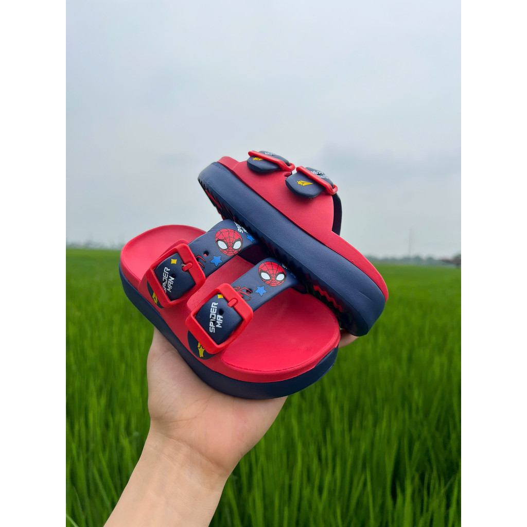 dép lê cho be gái kurumi xinh xắn người nhện cá tính đế EVA nhẹ êm chân chống trượt đi mưa biển mùa hè 2596