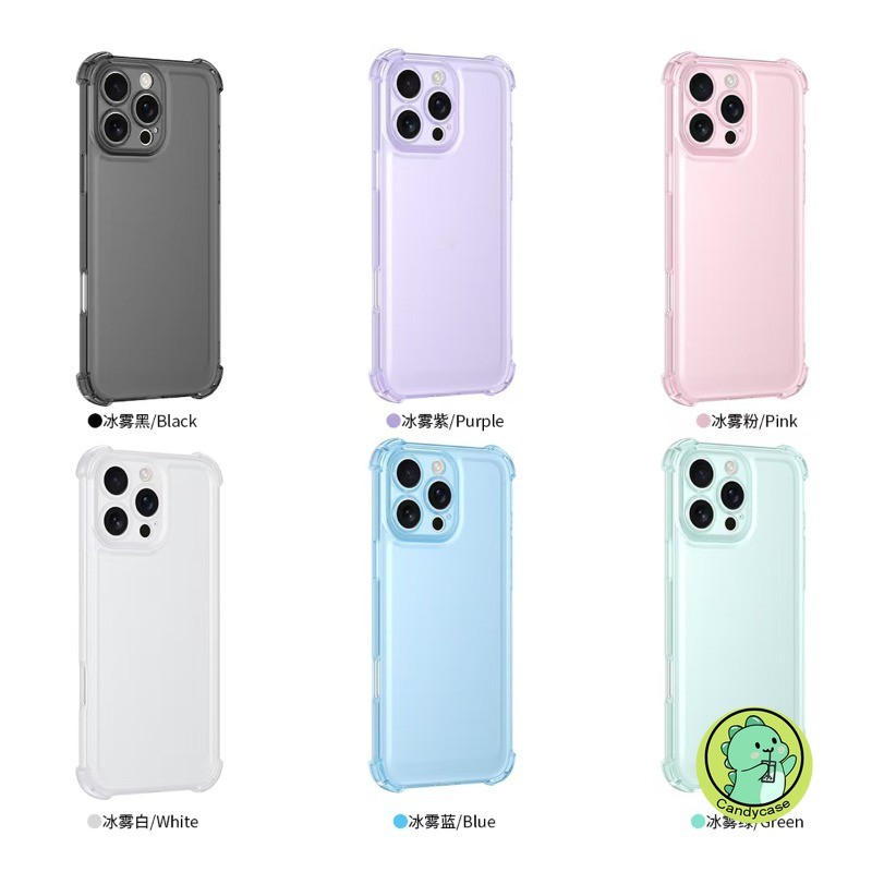 Ốp Điện Thoại Ice Mist Cho OPPO A6 Pro A5 A5X A5i Pro Reno 14 14F 10 Pro Plus Find X9 Pro 5G 4G Matte Ốp Lưng Dễ Thương Sang Trọng Đơn Giản Túi Khí Mềm Vỏ Chống Sốc