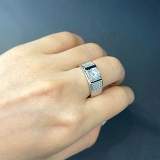 Nhẫn nam đính đá chỉnh được size