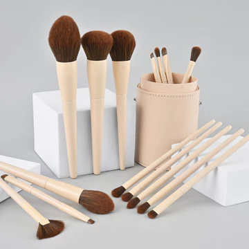 15 Bộ Cọ Trang Điểm Màu Trắng Sữa, Cọ Phấn Tóc Giả Ngựa, Cọ Phấn Mắt, Dụng Cụ Làm Đẹp, Cọ Lông Mày, Cọ Môi