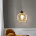 Đèn Treo Thủy Tinh Nhật Bản Cổ Điển, Đèn Chùm Cổ Điển Bằng Đồng Thau Led Đèn Trần Thả Cho Đảo Bếp, Phòng Ngủ, Phòng Khách, Bàn Ăn, Quầy Bar — ảnh 3