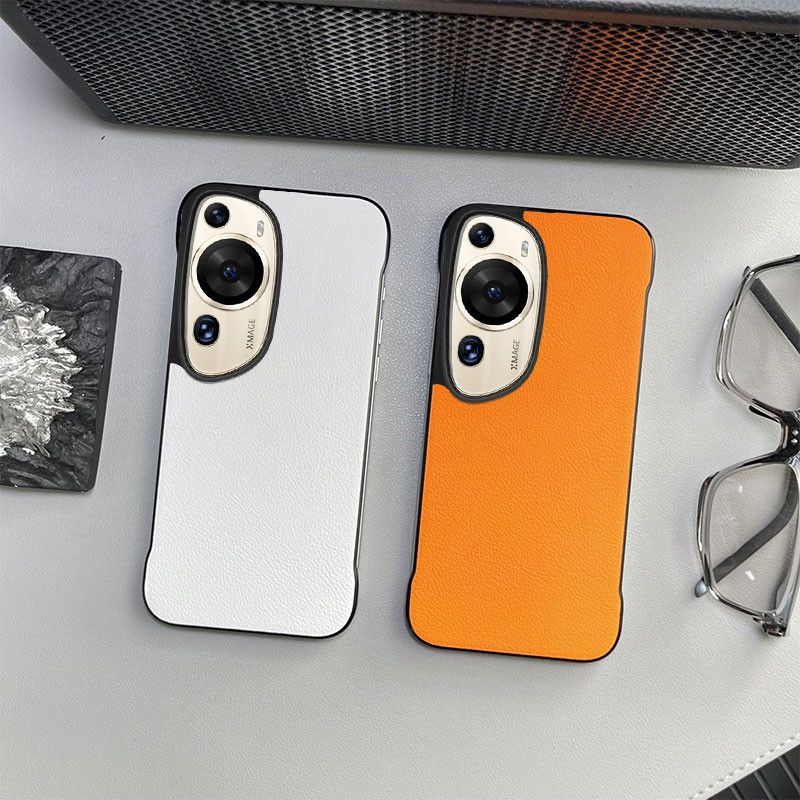 Ốp điện thoại Mỏng Họa Tiết Da Không Khung Cho Huawei P60 Nghệ Thuật Mỏng Đơn Giản Chống Sốc Ốp điện thoại Mờ Funda Capa