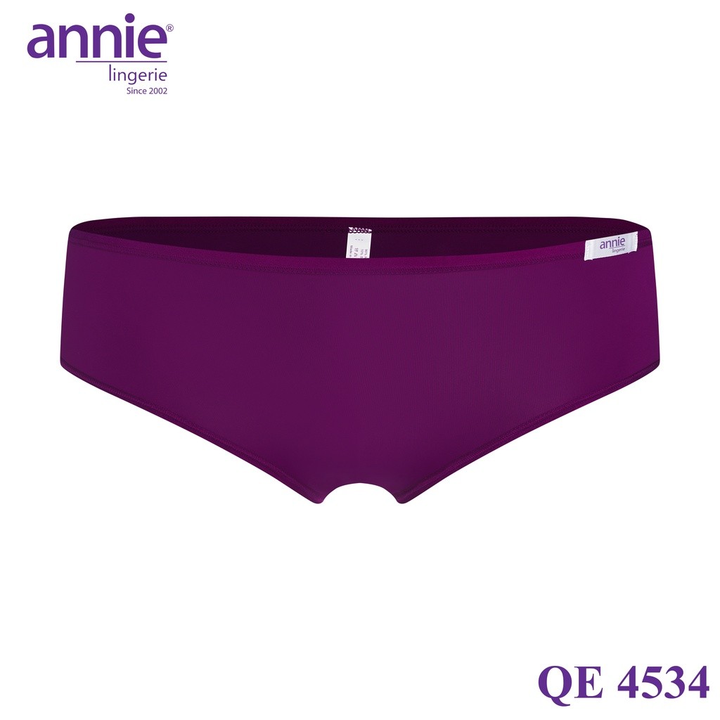 Combo 5 quần lót nữ trơn thun lạnh, lưng thấp cao cấp annie 4534 ôm sát cơ thể, không cấn, mềm mịn