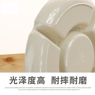 Bộ đồ ăn 5 ngăn Melamine giả sứ, đĩa trái cây/ăn nhẹ / jj