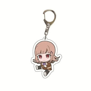 Móc khóa Danganronpa hoạt hình nổi tiếng móc khóa cosplay kirigiri Kyoko naegi Makoto Mặt dây chuyền Arcylic