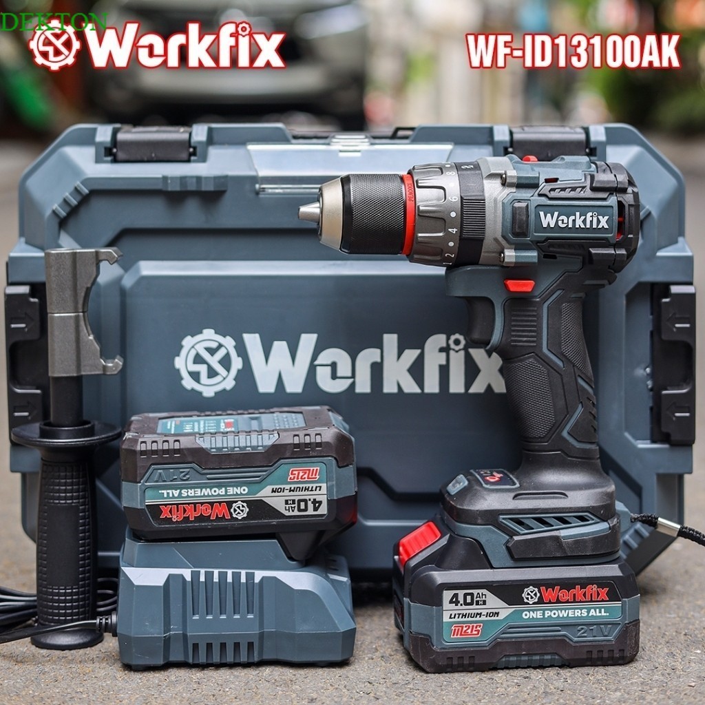 Máy khoan pin 3 chức năng Workfix WF-ID13100AK lực siết 100Nm,chống lật ...